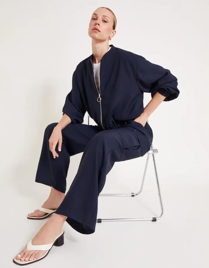 Monsoon Jody Cargo Trousers Blue Women Coords