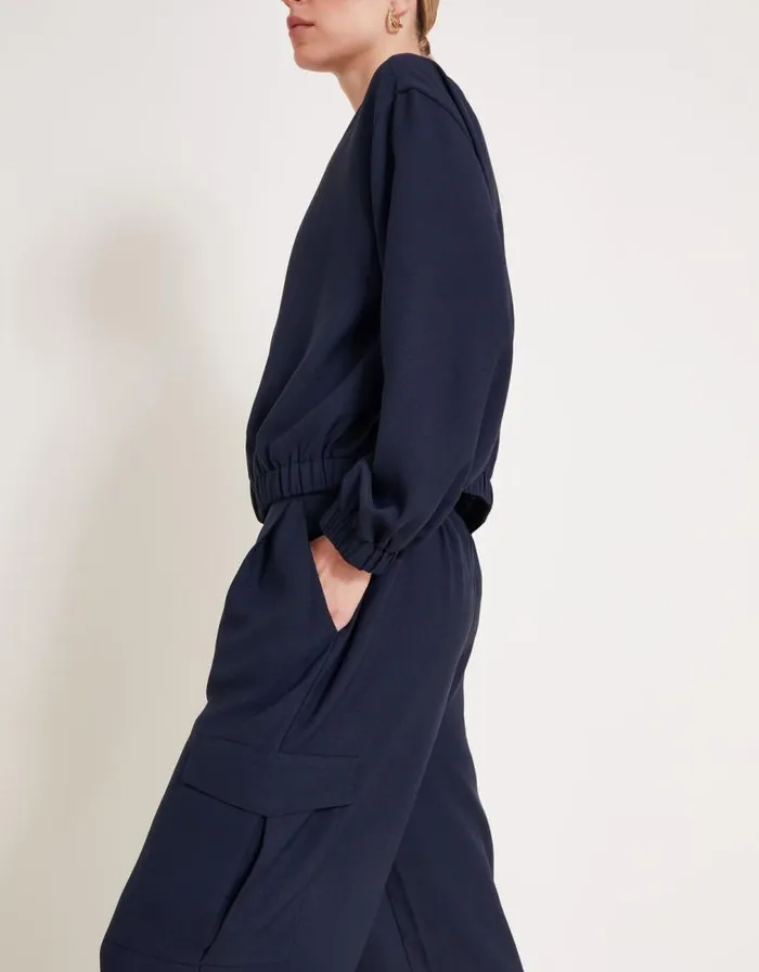 Monsoon Jody Cargo Trousers Blue Women Coords Monsoon Jody Cargo Trousers Blue Women Coords
