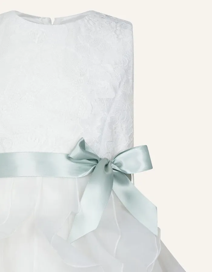 Monsoon Lace Ruffle Dress Ivory Children Dresses Monsoon Lace Ruffle Dress Ivory Children Dresses