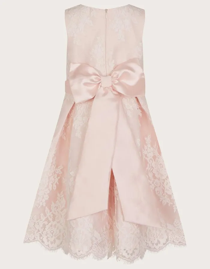 Monsoon Lola Lace Dress Pink Children Dresses Monsoon Lola Lace Dress Pink Children Dresses