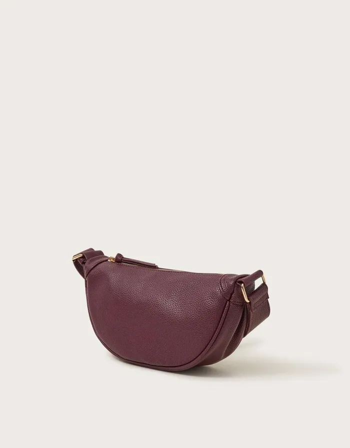 Monsoon Meg Faux Leather Crescent Sling Bag Women Bags and Purses Monsoon Meg Faux Leather Crescent Sling Bag Women Bags and Purses