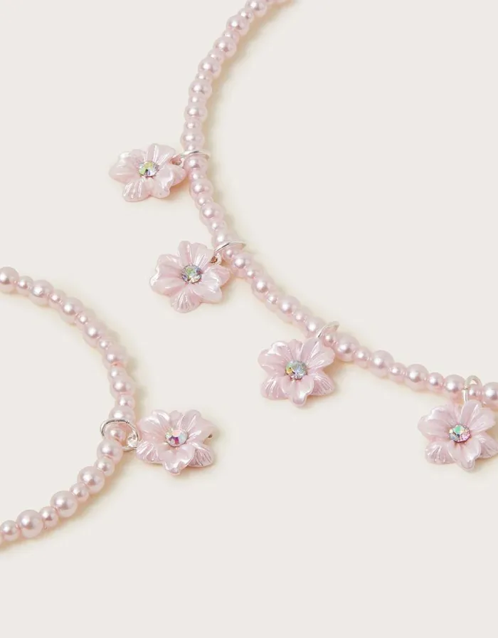 Monsoon Pearly Flower Necklace Children Girls039 Jewellery Monsoon Pearly Flower Necklace Children Girls039 Jewellery
