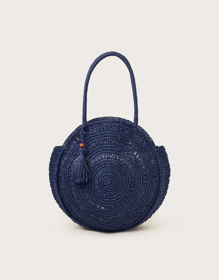 Monsoon Round Raffia Bag Women Bags and Purses Monsoon Round Raffia Bag Women Bags and Purses