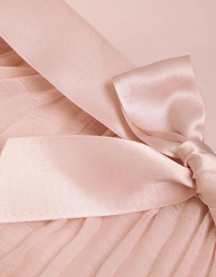 Monsoon Sally Scuba Pleated Dress Pink Children Dresses Monsoon Sally Scuba Pleated Dress Pink Children Dresses
