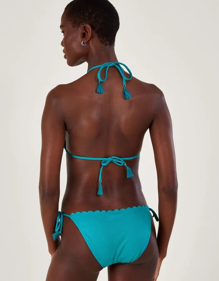 Monsoon Scallop Bikini Top Blue Women Beachwear and Swimwear Monsoon Scallop Bikini Top Blue Women Beachwear and Swimwear
