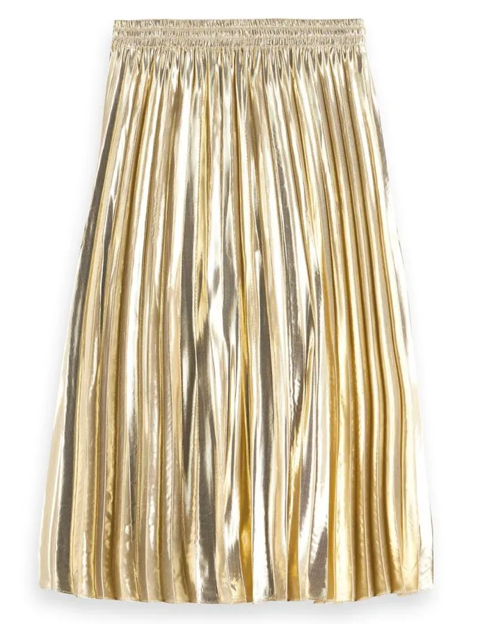 Monsoon Scotch And Soda Pleated Midi Skirt Gold Women Skirts Monsoon Scotch And Soda Pleated Midi Skirt Gold Women Skirts