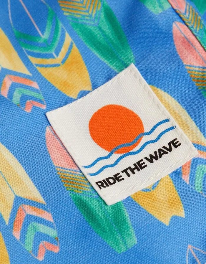 Monsoon Surfboard Print Swim Shorts Blue Children Casualwear Collection Monsoon Surfboard Print Swim Shorts Blue Children Casualwear Collection