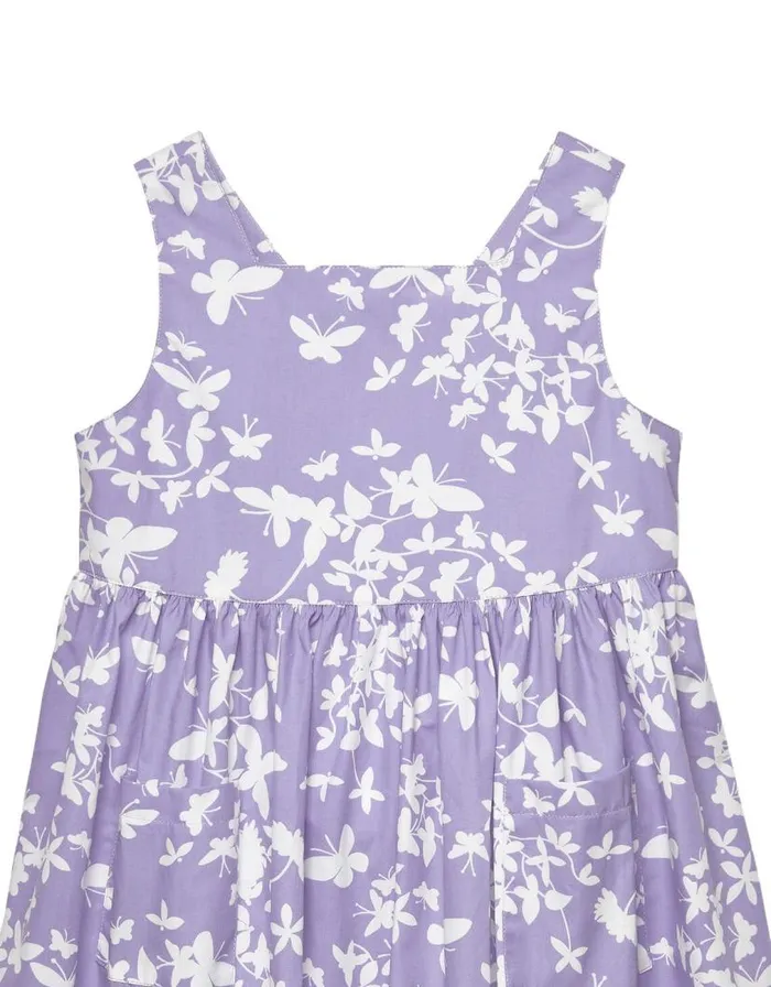 Monsoon Trotters Butterfly Print Dress Purple Children Dresses Monsoon Trotters Butterfly Print Dress Purple Children Dresses