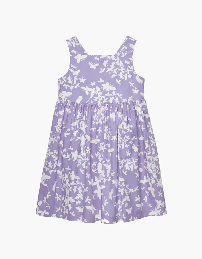 Monsoon Trotters Butterfly Print Dress Purple Children Dresses Monsoon Trotters Butterfly Print Dress Purple Children Dresses