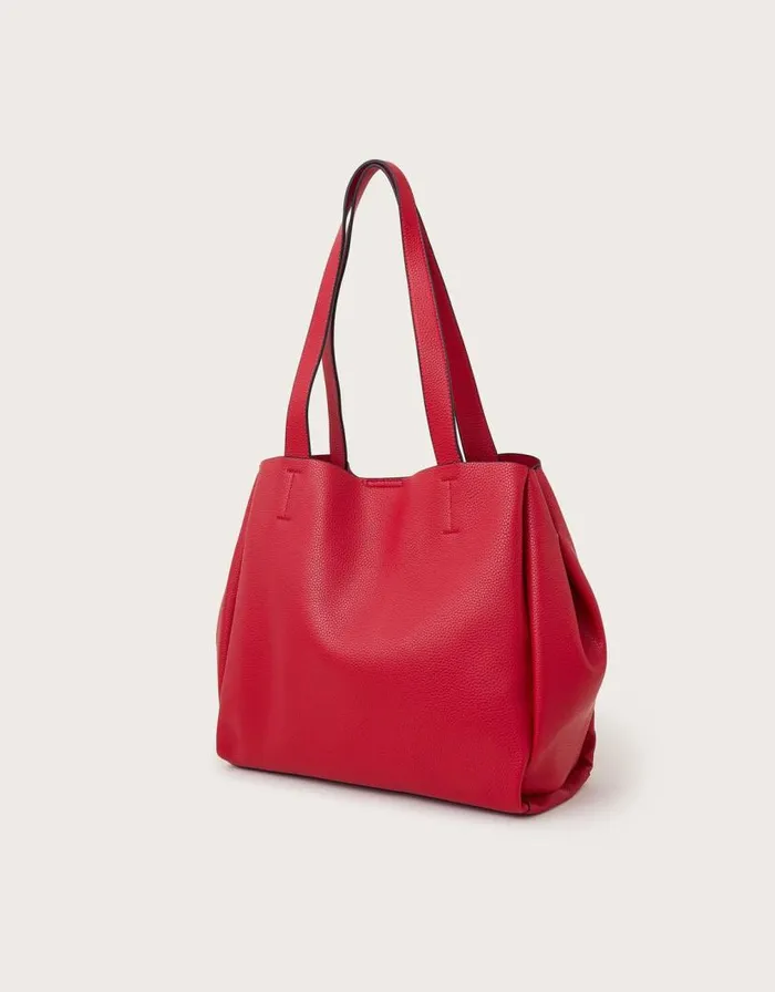 Monsoon Zoe Pocket Tote Bag Red Women Bags and Purses Monsoon Zoe Pocket Tote Bag Red Women Bags and Purses