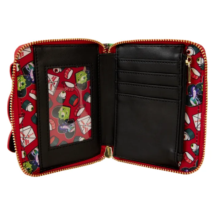 Monsters Inc Harryhausen039s Takeout Boo Zip Around Wallet Unisex Loungefly Bags and Wallets Monsters Inc Harryhausen039s Takeout Boo Zip Around Wallet Unisex Loungefly Bags and Wallets