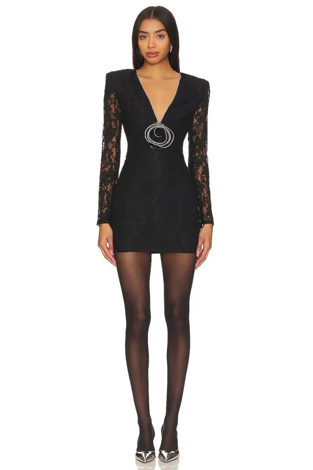 Nadine Mini Dress Black Women Lovers and Friends Dresses