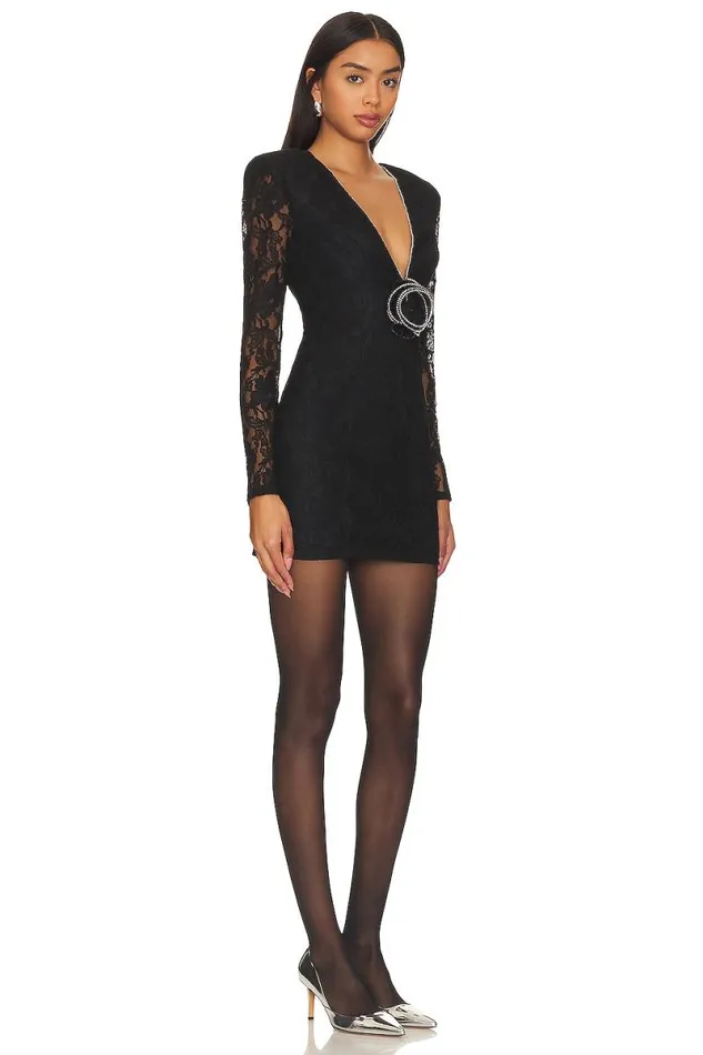Nadine Mini Dress Black Women Lovers and Friends Dresses