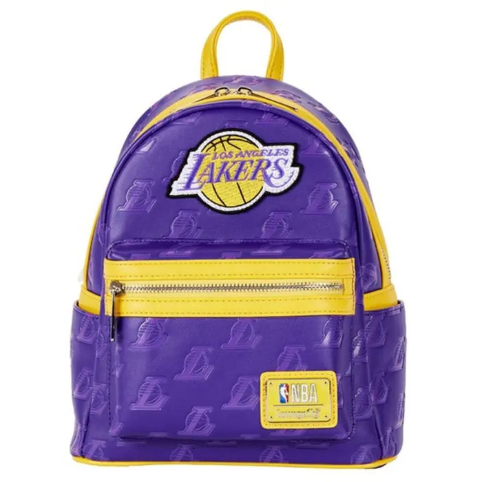 NBA Los Angeles Lakers Logo Mini Backpack Unisex Loungefly Backpacks