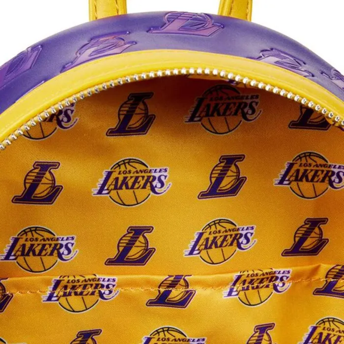 NBA Los Angeles Lakers Logo Mini Backpack Unisex Loungefly Backpacks
