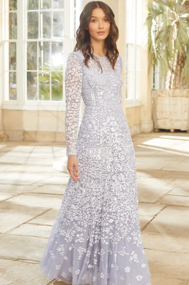 Needle and Thread Amaryllis Gown Blue Women Embellished Dresses