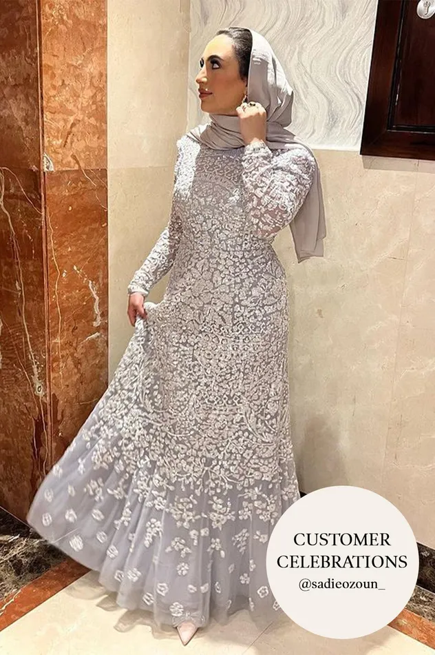 Needle and Thread Amaryllis Gown Blue Women Embellished Dresses