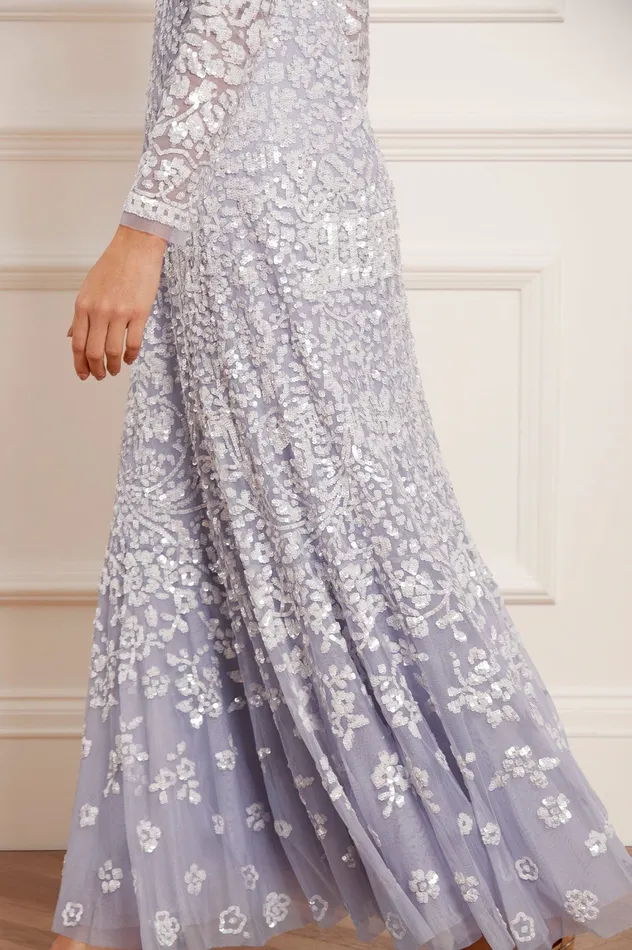 Needle and Thread Amaryllis Gown Blue Women Embellished Dresses