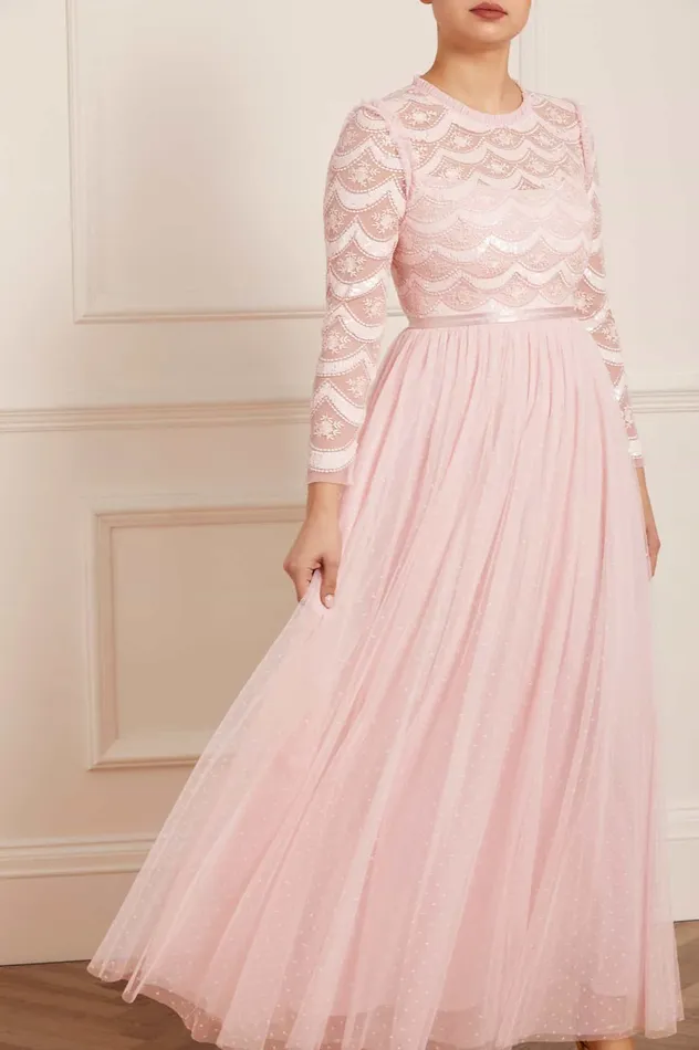 Needle and Thread Fifi Bodice Gown Pink Women Embellished Dresses