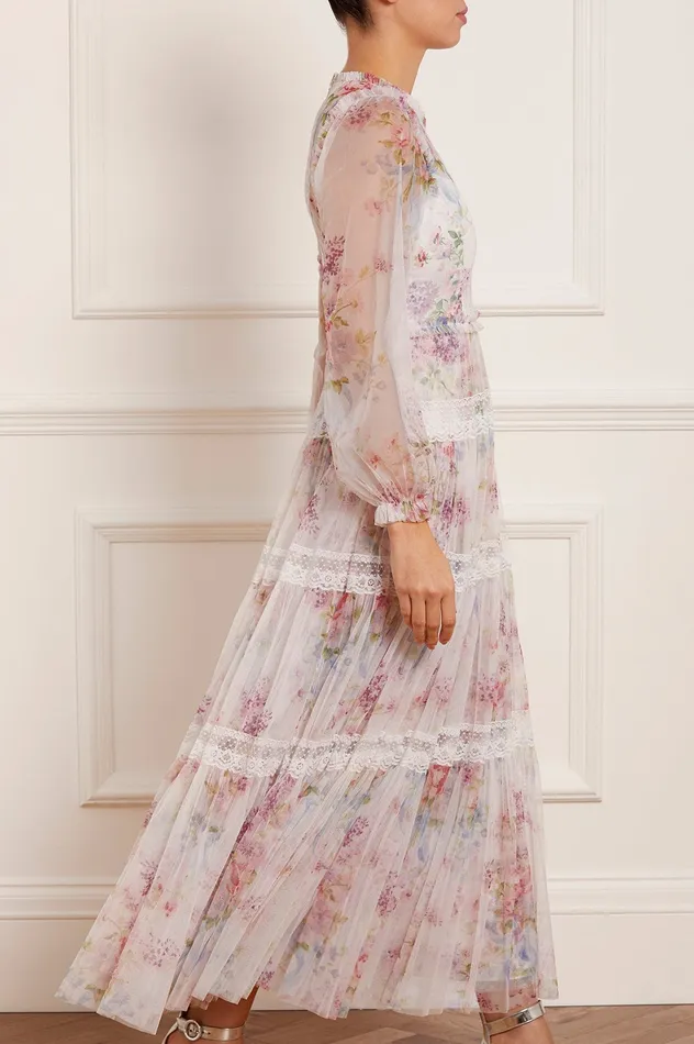 Needle and Thread Floral Wonder Ankle Gown Multi Women Printed Dresses