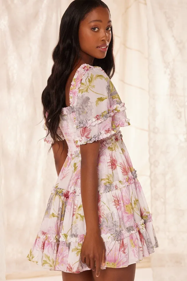 Needle and Thread Hummingbird Chiffon Smocked Micro Mini Dress Multi Women Day Dresses Needle and Thread Hummingbird Chiffon Smocked Micro Mini Dress Multi Women Day Dresses