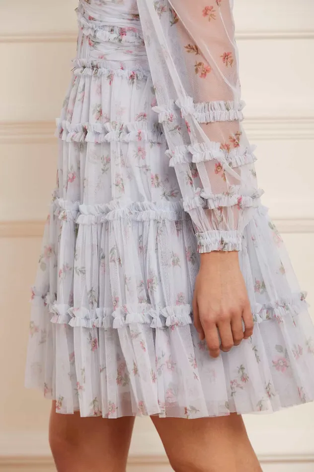 Needle and Thread Scatter Ditsy Mini Dress Blue Women Printed Dresses Needle and Thread Scatter Ditsy Mini Dress Blue Women Printed Dresses