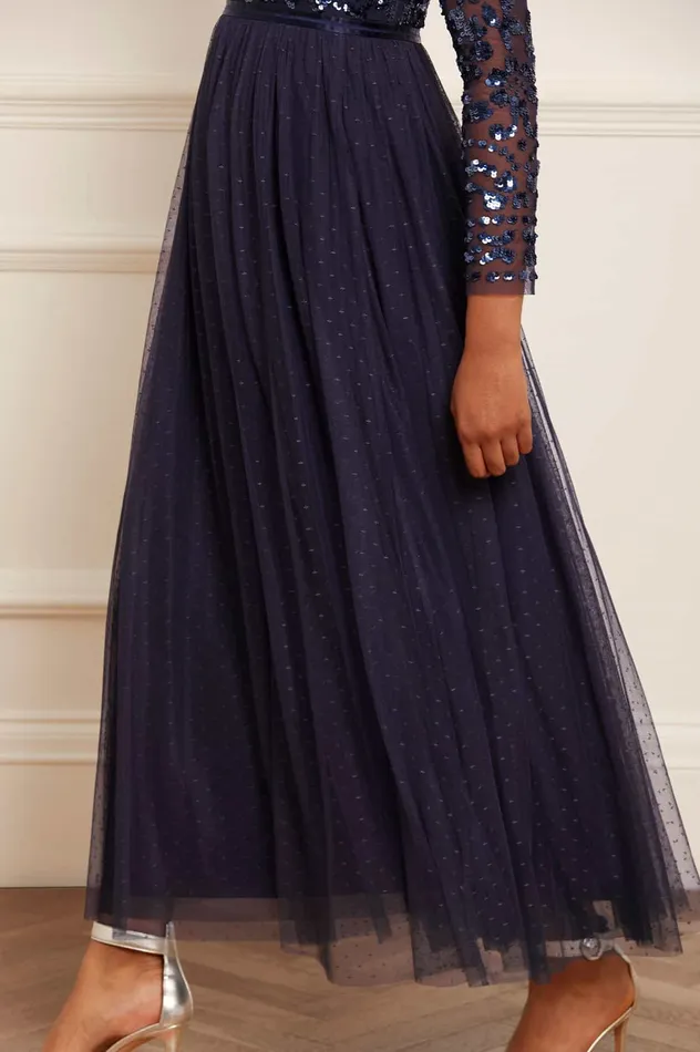 Needle and Thread Tempest Bodice Ankle Gown Blue Women Exclusives