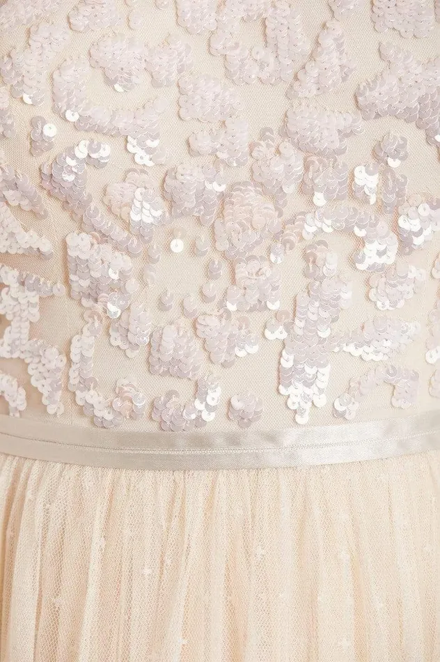 Needle and Thread Tempest Bodice Ballerina Dress Champagne Women Exclusives