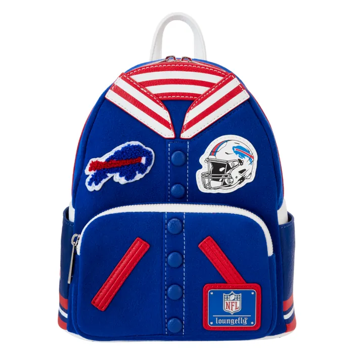 NFL Buffalo Bills Varsity Mini Backpack Unisex Loungefly Backpacks