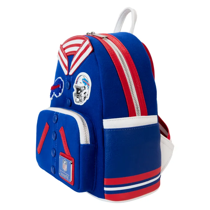 NFL Buffalo Bills Varsity Mini Backpack Unisex Loungefly Backpacks
