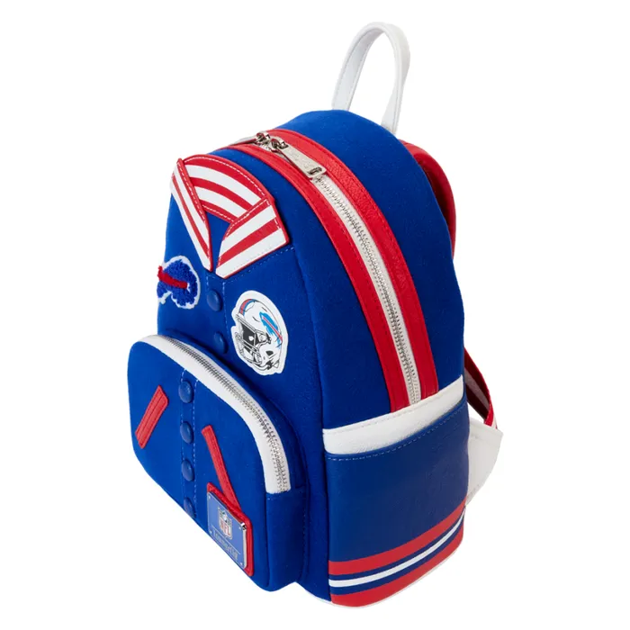 NFL Buffalo Bills Varsity Mini Backpack Unisex Loungefly Backpacks