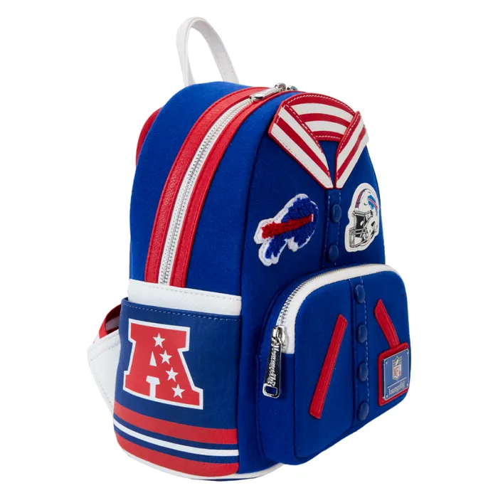 NFL Buffalo Bills Varsity Mini Backpack Unisex Loungefly Backpacks
