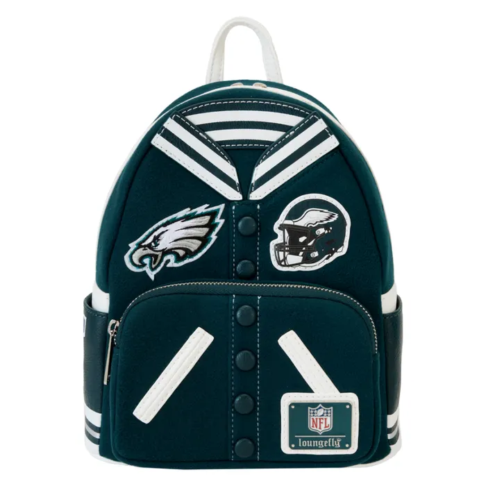 NFL Philadelphia Eagles Varsity Mini Backpack Unisex Loungefly Backpacks