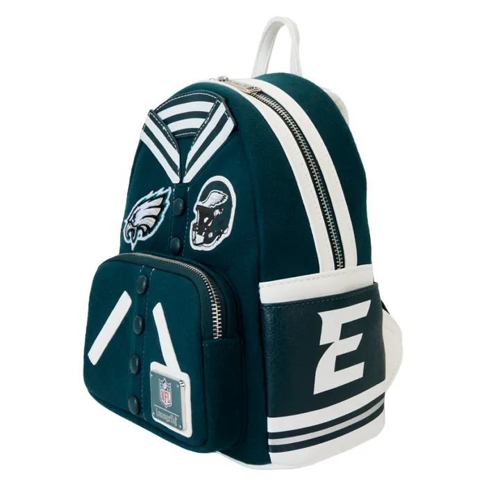 NFL Philadelphia Eagles Varsity Mini Backpack Unisex Loungefly Backpacks