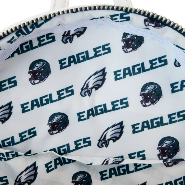 NFL Philadelphia Eagles Varsity Mini Backpack Unisex Loungefly Backpacks
