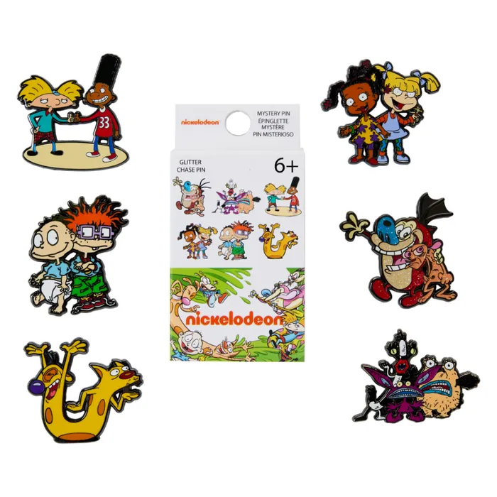 Nickelodeon Character Mystery Box Pin Unisex Loungefly Enamel Pins