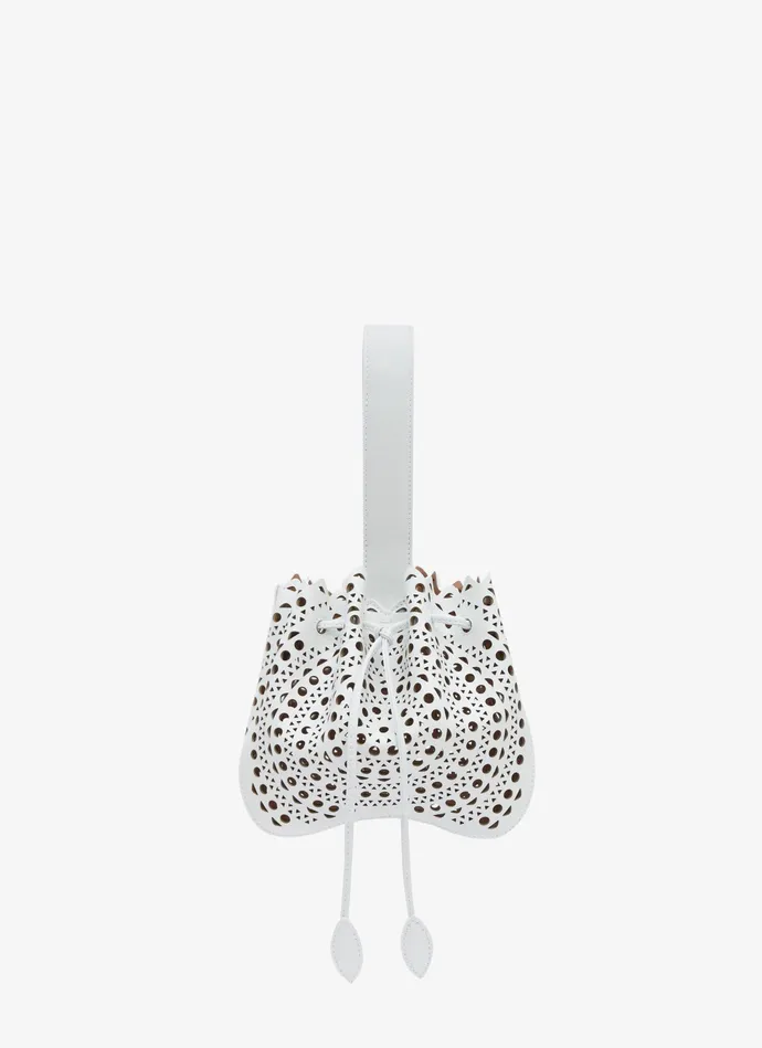 Optic White Rose Marie Bag New Vienne Calfskin Women Alaa Mini Bags