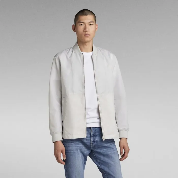 Overshirts Men GStar RAW 15 Degrees Overshirt Oyster Mushroom