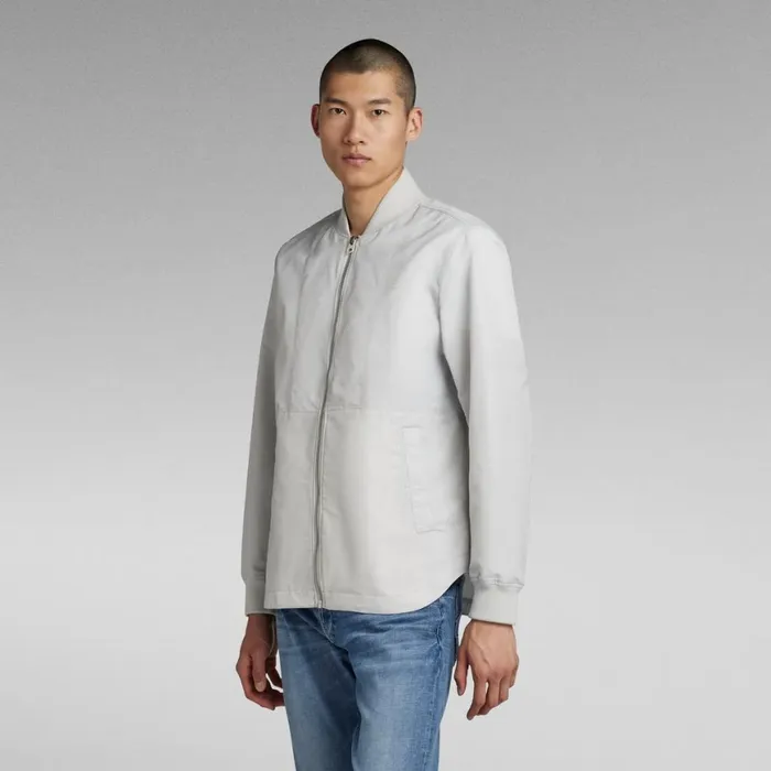 Overshirts Men GStar RAW 15 Degrees Overshirt Oyster Mushroom