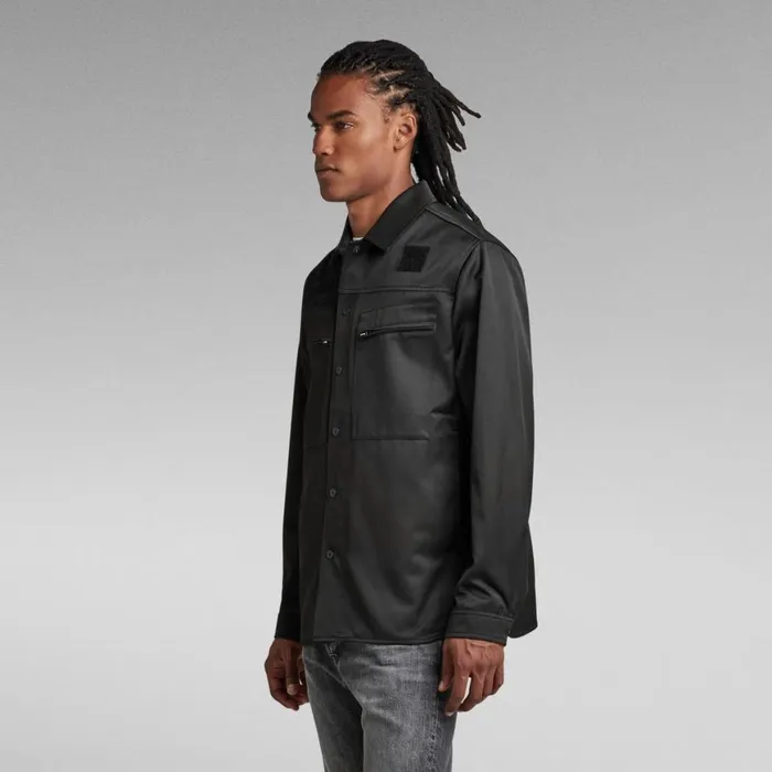Overshirts Men GStar RAW RF Service Overshirt Dark Black