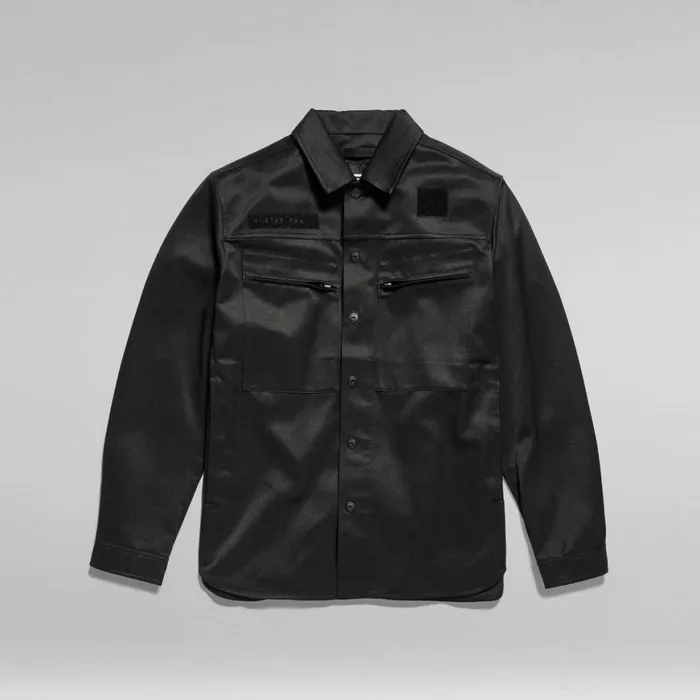 Overshirts Men GStar RAW RF Service Overshirt Dark Black