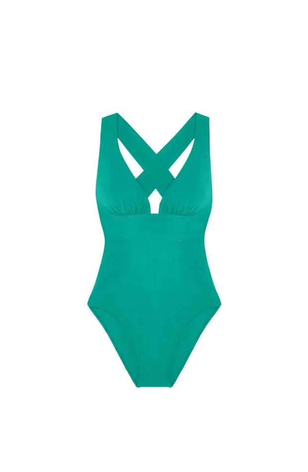 Pain De Sucre Onepiece Swimsuits Women Capri Green