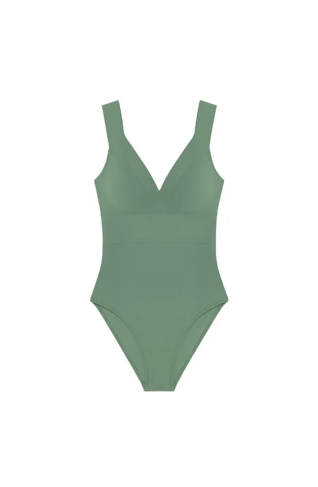 Pain De Sucre Onepiece Swimsuits Women Pipper Almond