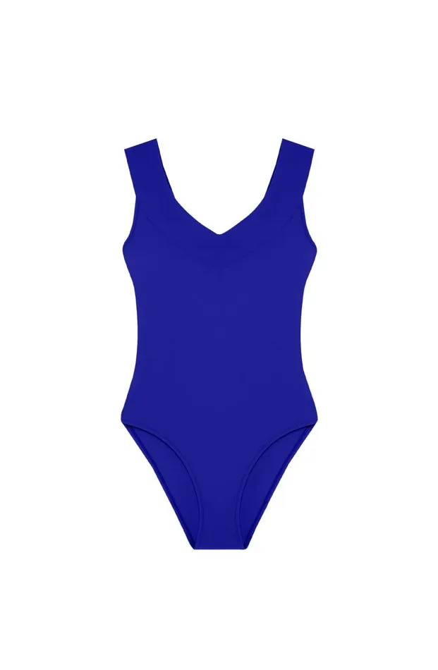 Pain De Sucre Onepiece Swimsuits Women Soya Sapphire