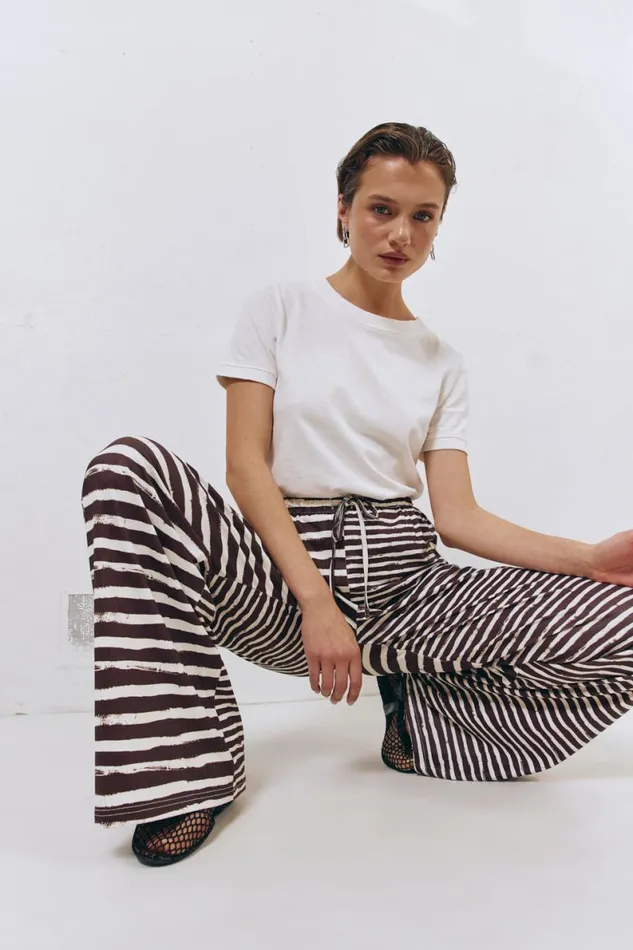 Pants Women VRG GRL Rieti Pants Brown