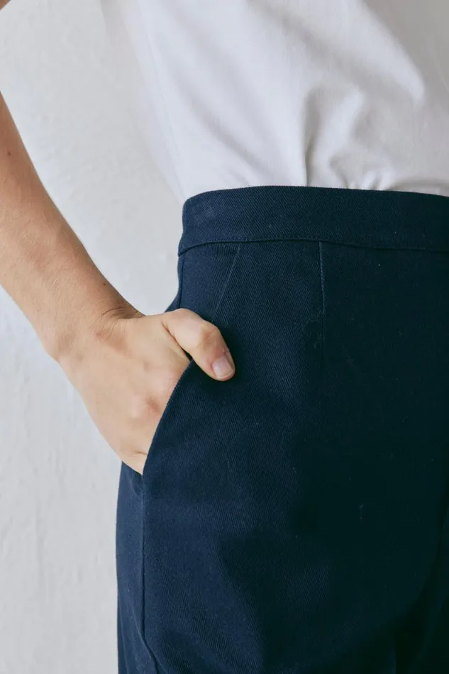 Pants Women VRG GRL Rue Pants Navy Pants Women VRG GRL Rue Pants Navy