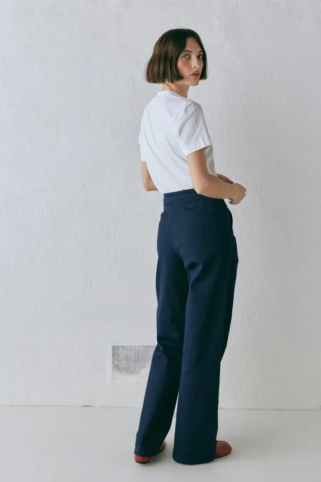 Pants Women VRG GRL Rue Pants Navy Pants Women VRG GRL Rue Pants Navy