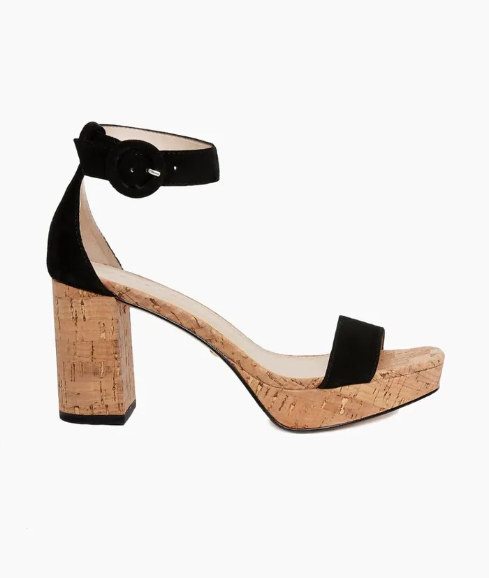 Pelle Moda Amari Platform 8211 Black Black Kid Suede Women Platforms
