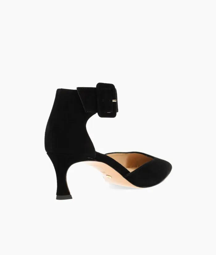 Pelle Moda Ciann Low Heel 8211 Black Black Kid Suede Women Low Heels Pelle Moda Ciann Low Heel 8211 Black Black Kid Suede Women Low Heels