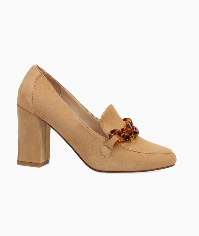 Pelle Moda Esra Mid Heel 8211 Latte Latte Kid Suede Women High Heels Pelle Moda Esra Mid Heel 8211 Latte Latte Kid Suede Women High Heels